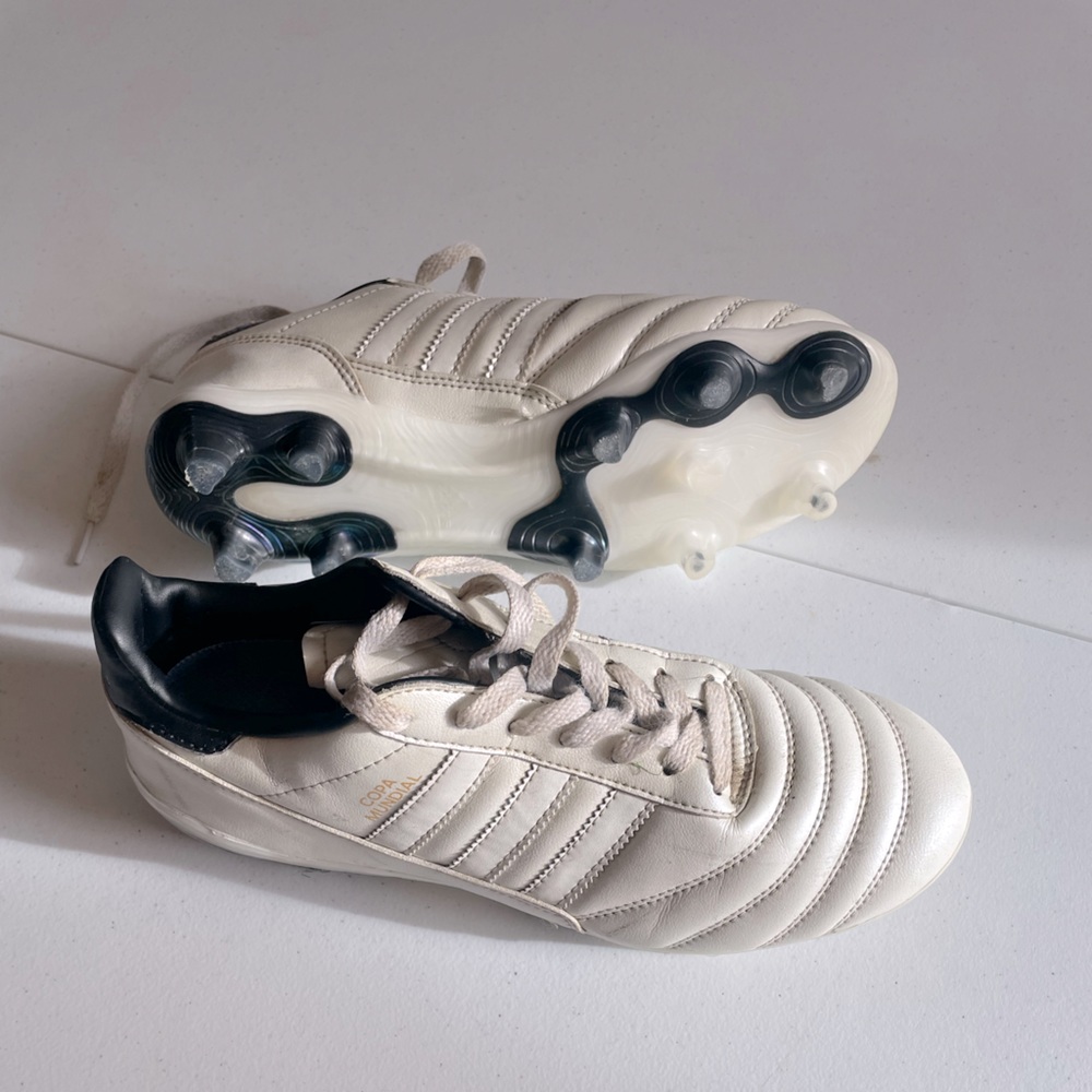 Adidas Copa Mundial 20.1 Limited Edition Soccer Cleats White Gold Size 7.5